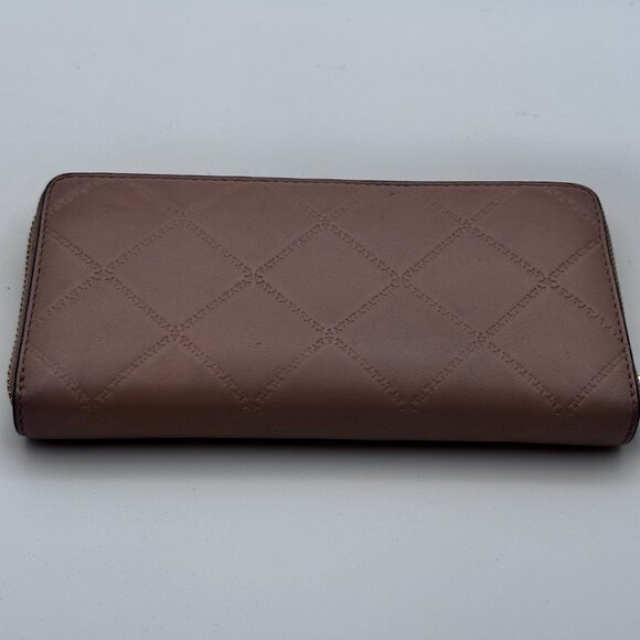 Tory Burch Quilted Pink Zippy Wallet‎ - Picture 10 of 16